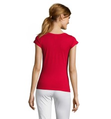 Camiseta COLOR personalizable mujer cuello pico